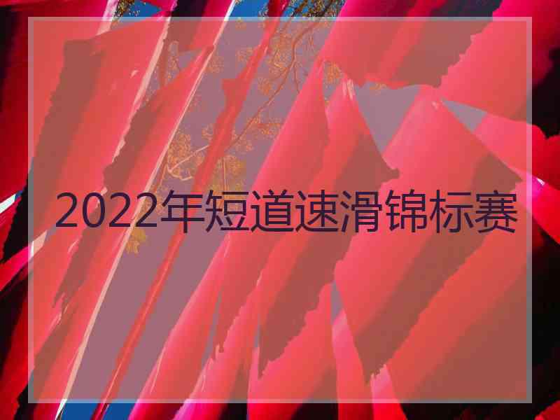 2022年短道速滑锦标赛