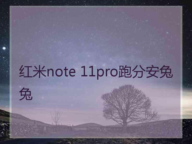 红米note 11pro跑分安兔兔