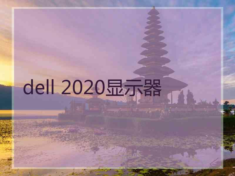 dell 2020显示器