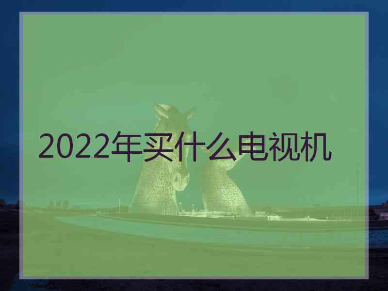 2022年买什么电视机