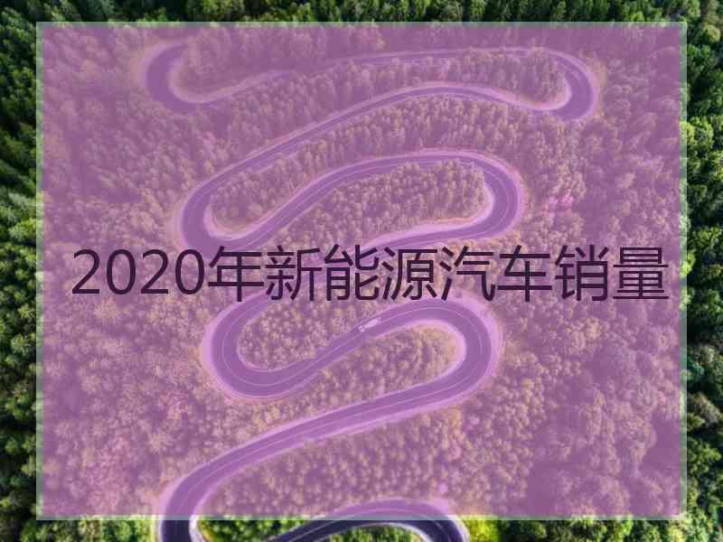 2020年新能源汽车销量