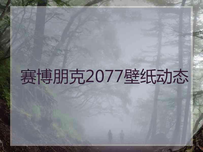 赛博朋克2077壁纸动态