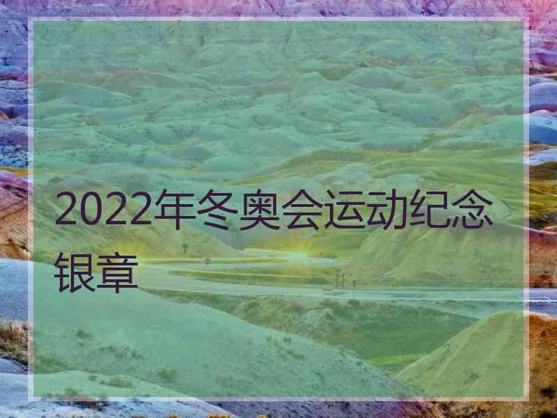 2022年冬奥会运动纪念银章