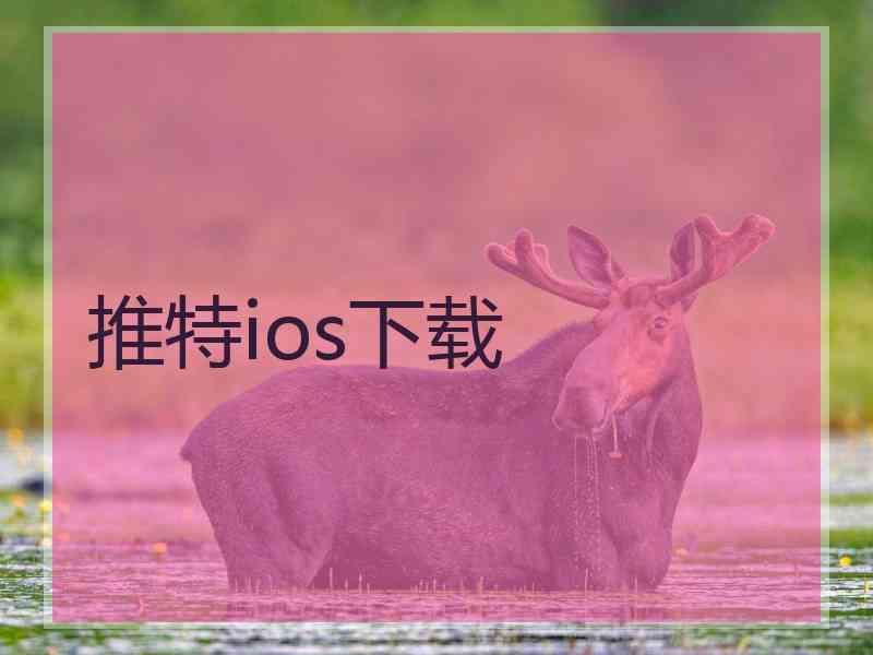 推特ios下载