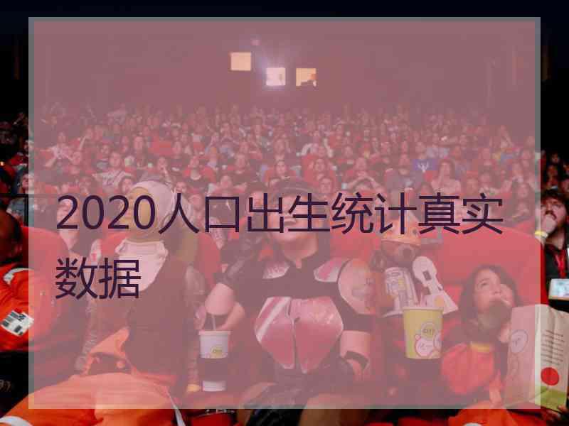 2020人口出生统计真实数据