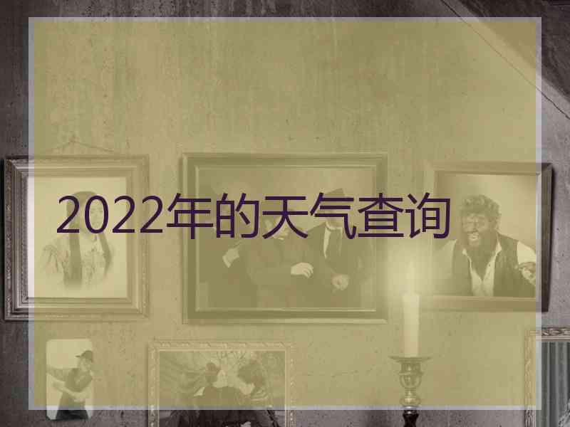 2022年的天气查询