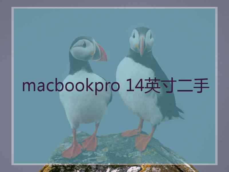 macbookpro 14英寸二手