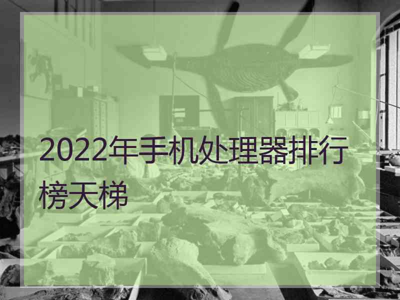 2022年手机处理器排行榜天梯