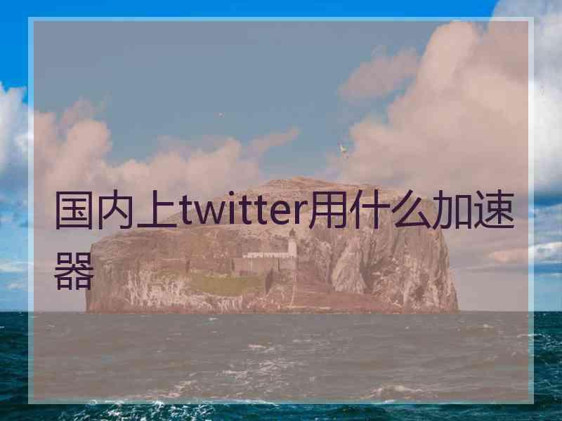 国内上twitter用什么加速器