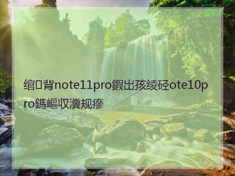 绾㈢背note11pro鍜岀孩绫硁ote10pro鎷嶇収瀵规瘮