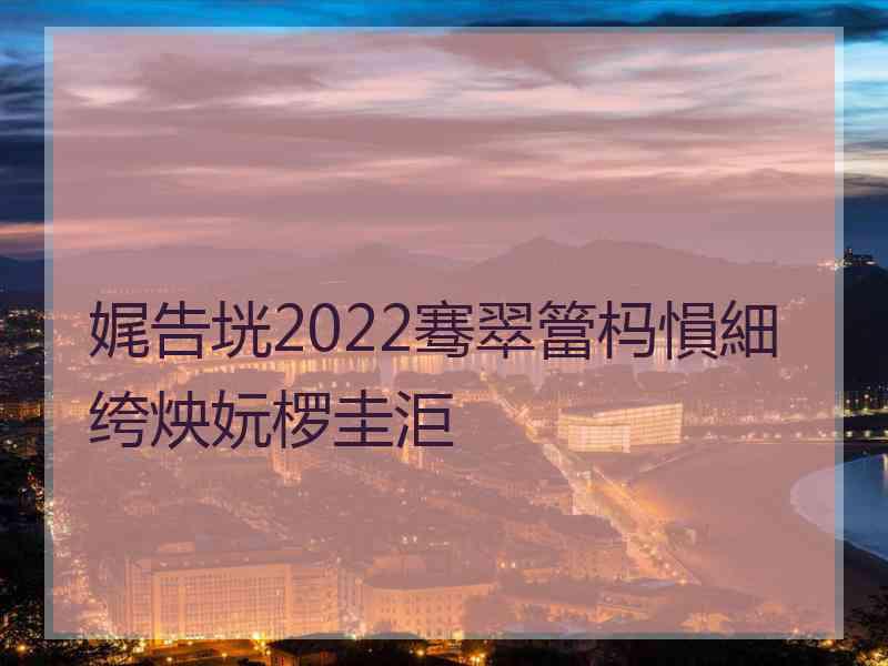 娓告垙2022骞翠簹杩愪細绔炴妧椤圭洰