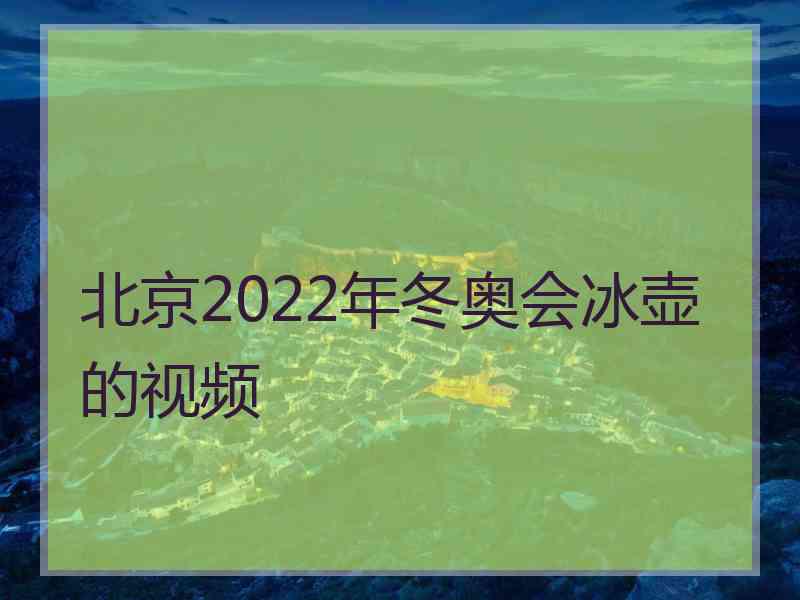 北京2022年冬奥会冰壶的视频