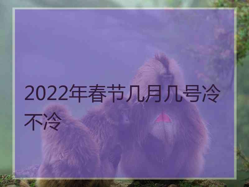 2022年春节几月几号冷不冷