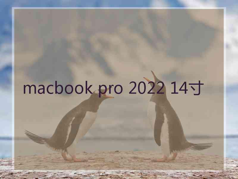 macbook pro 2022 14寸