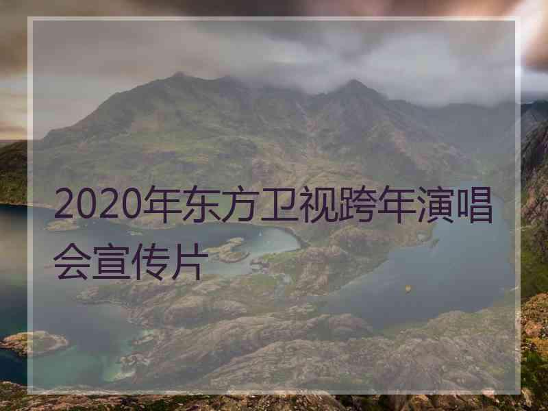 2020年东方卫视跨年演唱会宣传片