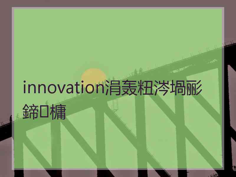 innovation涓轰粈涔堝彨鍗槦