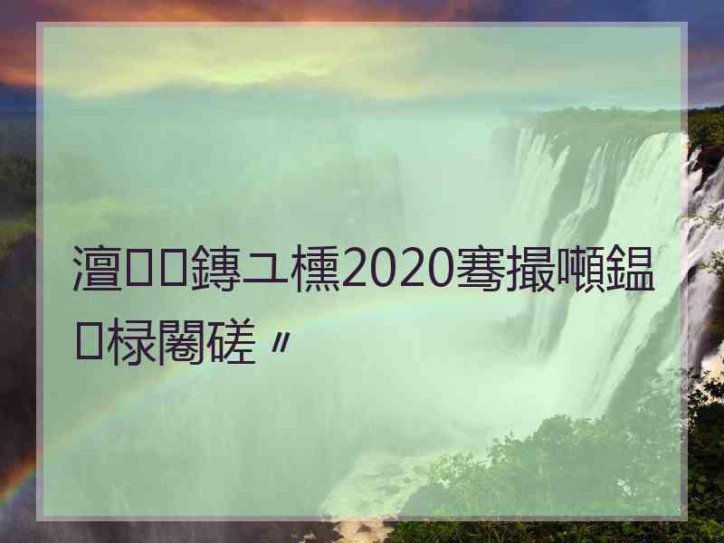 澶鏄ユ櫄2020骞撮噸鎾椂闂磋〃