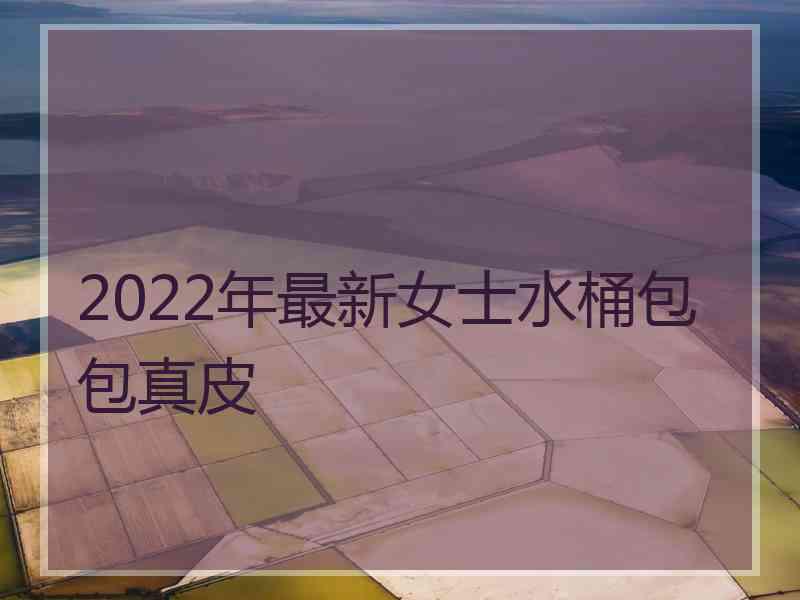 2022年最新女士水桶包包真皮