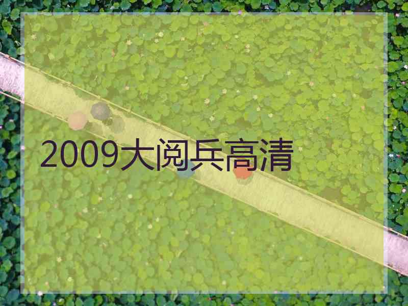 2009大阅兵高清