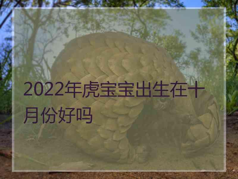 2022年虎宝宝出生在十月份好吗