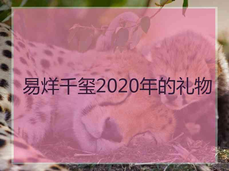 易烊千玺2020年的礼物