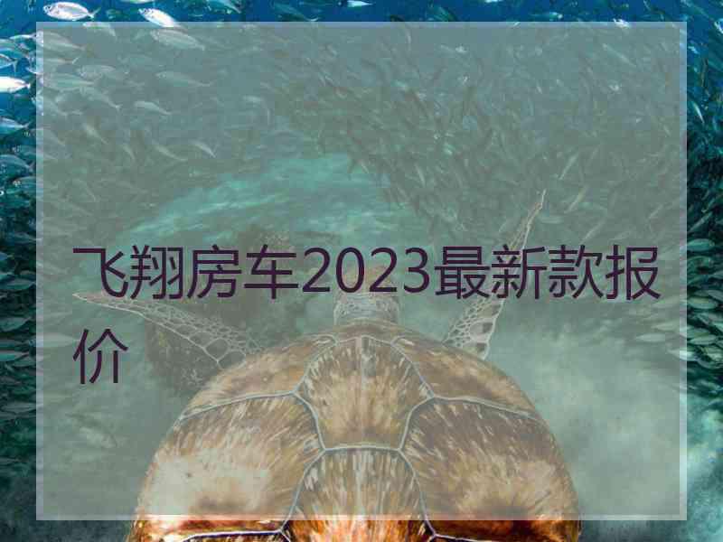 飞翔房车2023最新款报价