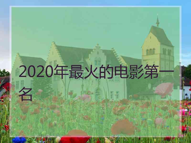 2020年最火的电影第一名