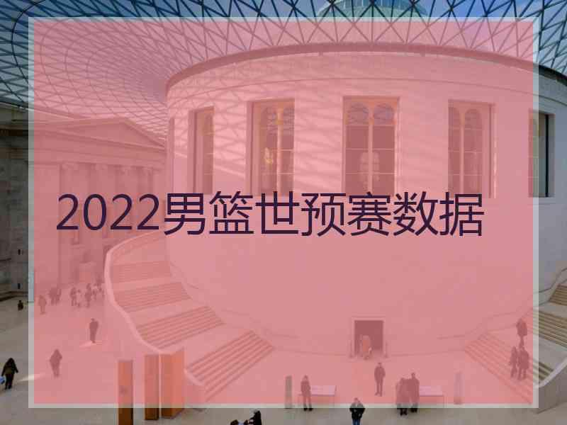 2022男篮世预赛数据