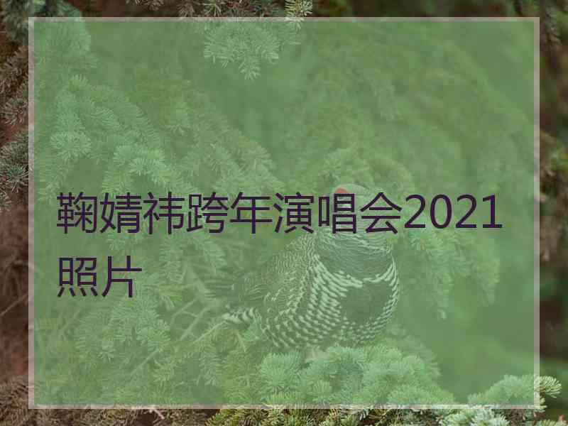 鞠婧祎跨年演唱会2021照片