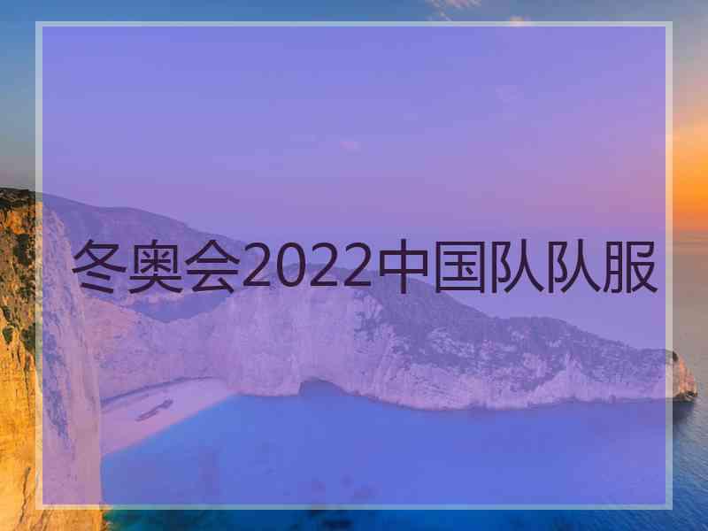 冬奥会2022中国队队服