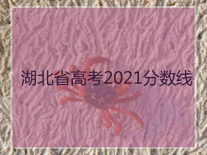 湖北省高考2021分数线