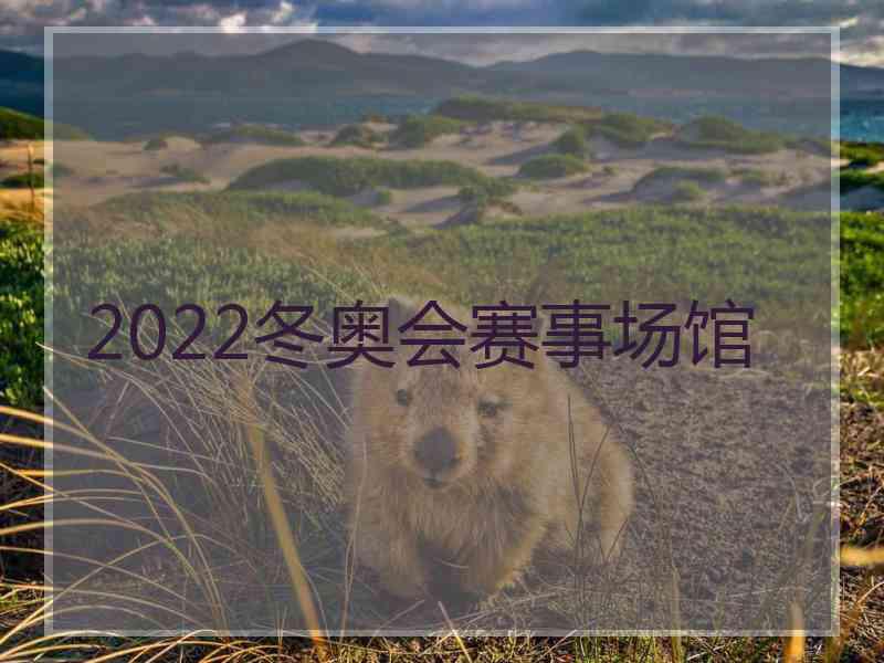 2022冬奥会赛事场馆