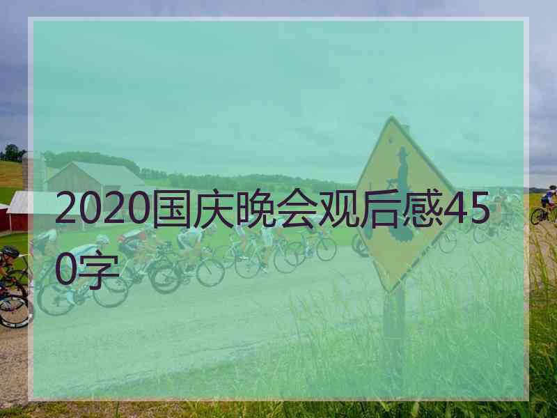 2020国庆晚会观后感450字