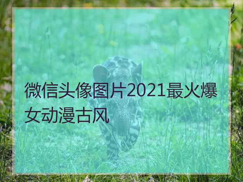 微信头像图片2021最火爆女动漫古风