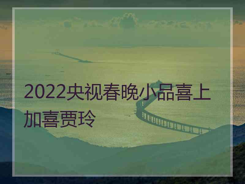 2022央视春晚小品喜上加喜贾玲