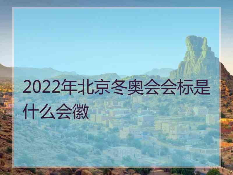 2022年北京冬奥会会标是什么会徽