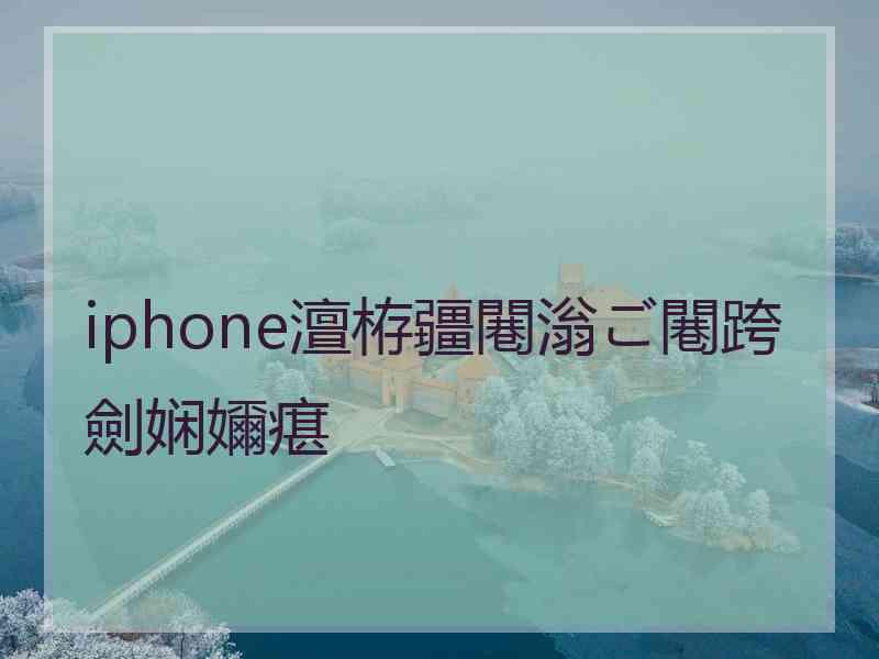 iphone澶栫疆闀滃ご闀跨劍娴嬭瘎