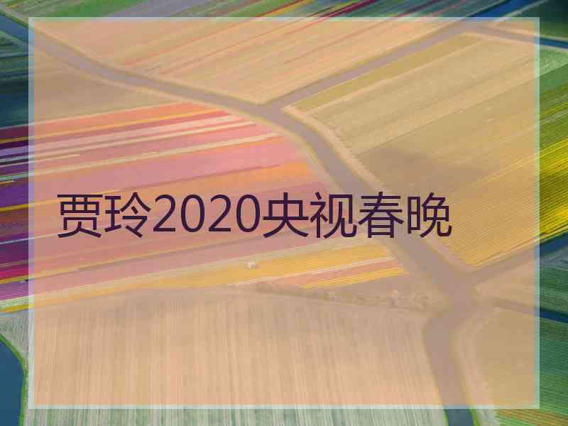 贾玲2020央视春晚