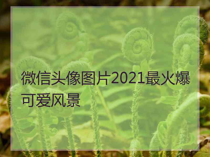 微信头像图片2021最火爆可爱风景