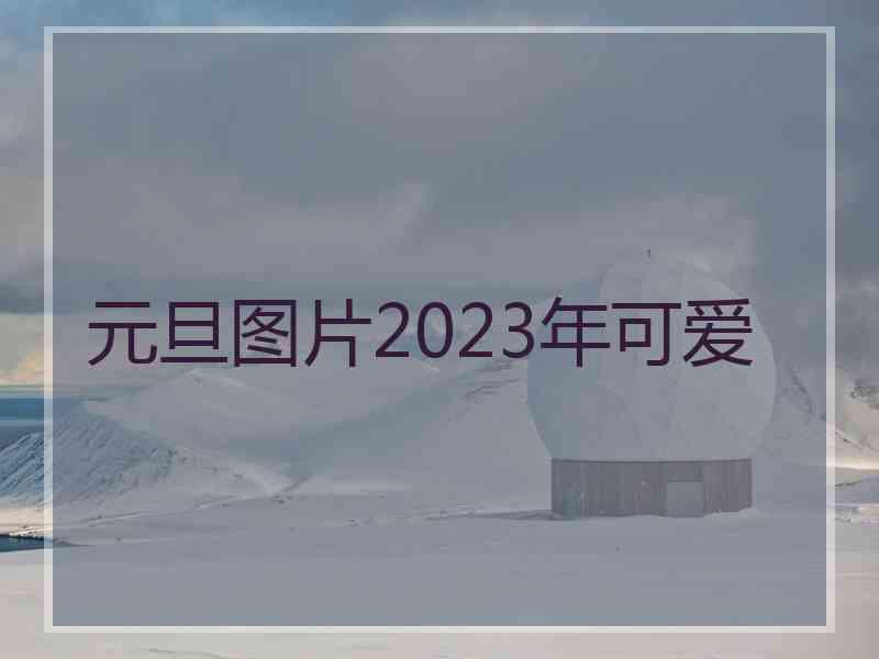 元旦图片2023年可爱