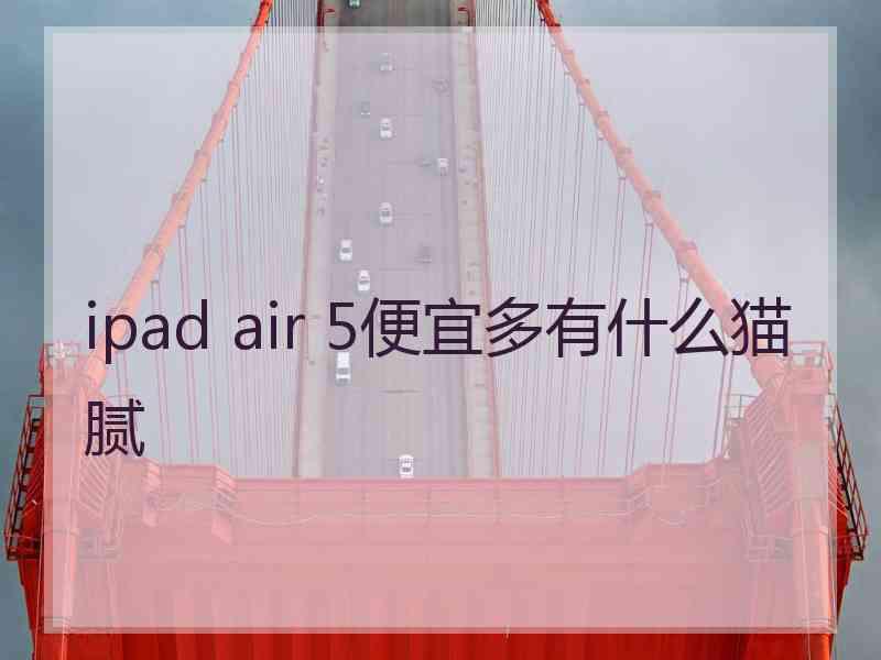 ipad air 5便宜多有什么猫腻