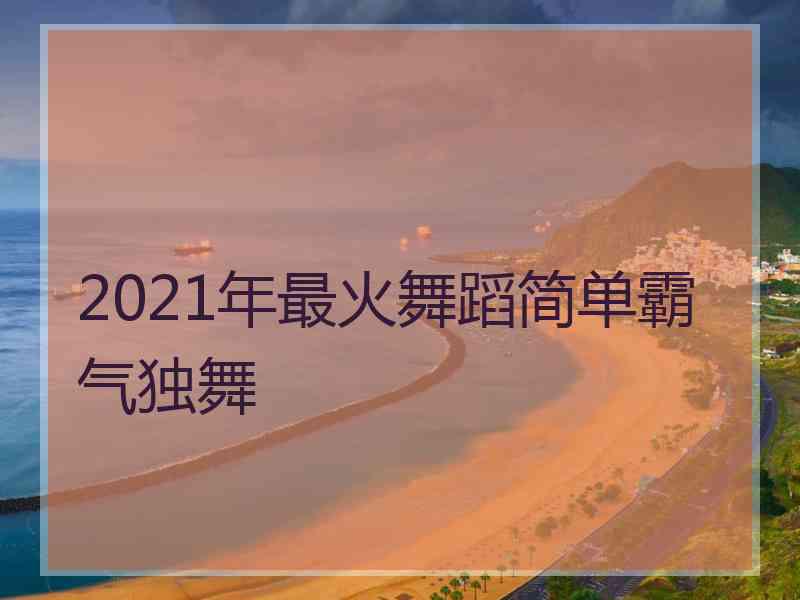 2021年最火舞蹈简单霸气独舞