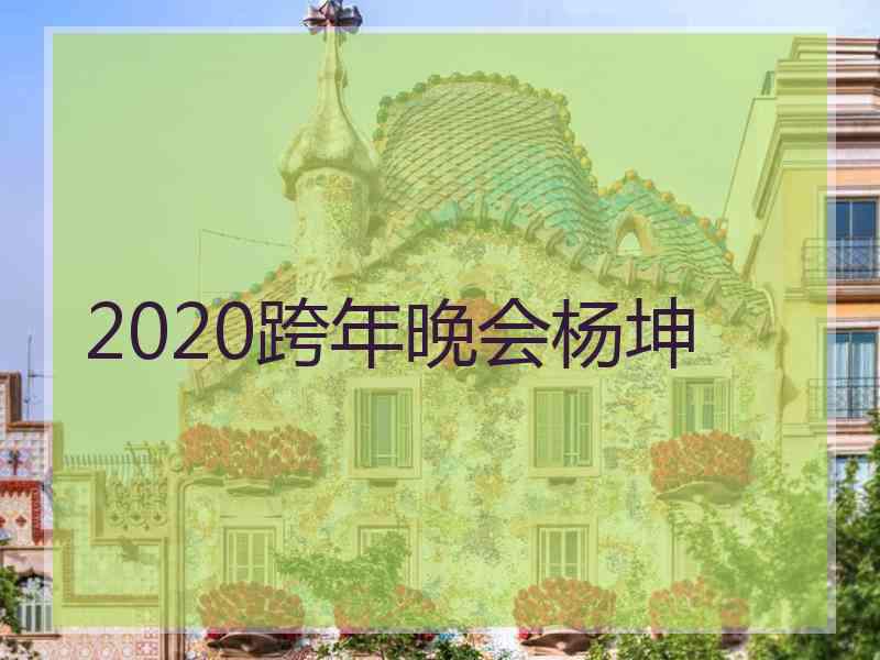 2020跨年晚会杨坤