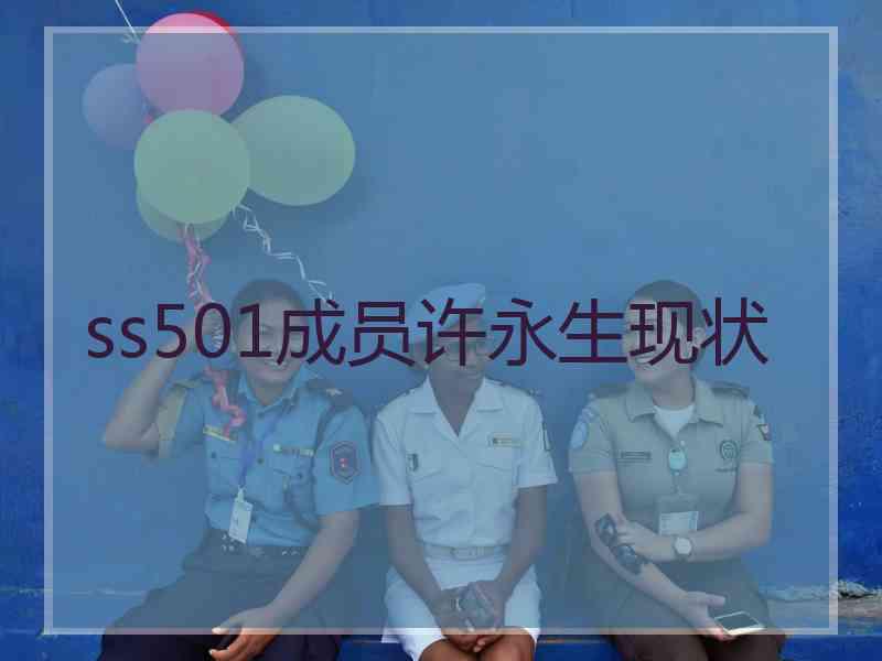 ss501成员许永生现状