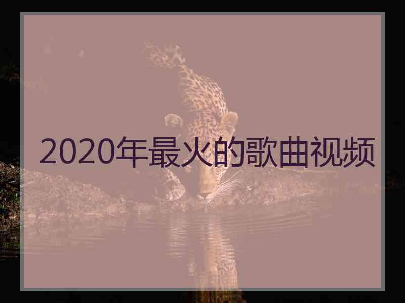 2020年最火的歌曲视频