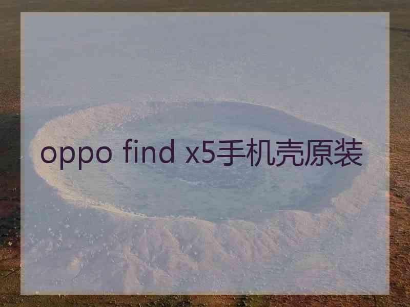 oppo find x5手机壳原装