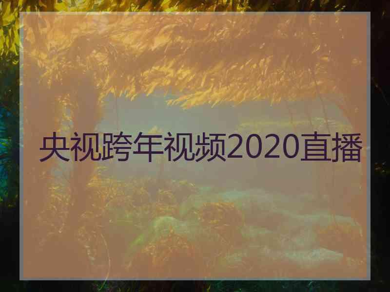 央视跨年视频2020直播