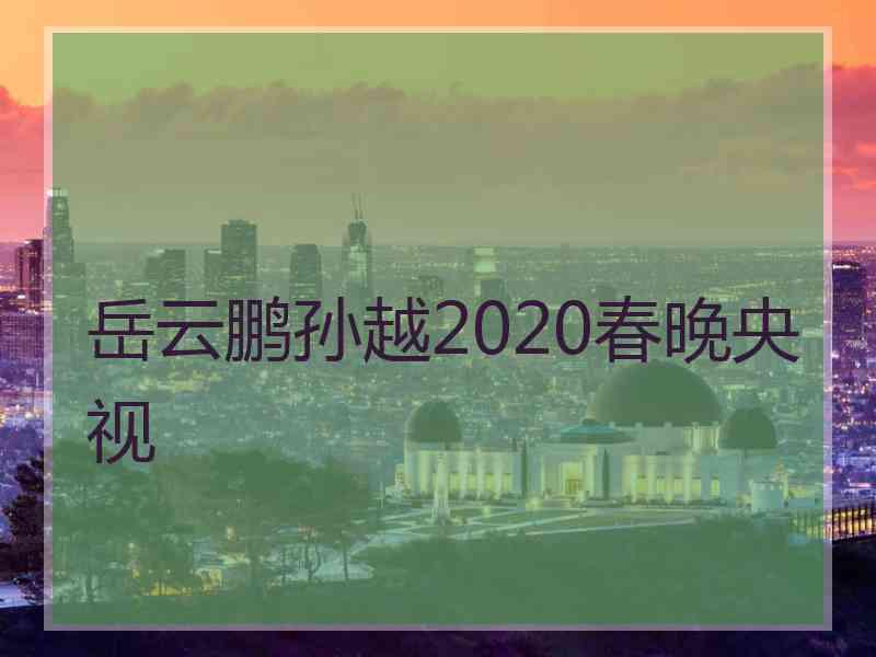 岳云鹏孙越2020春晚央视