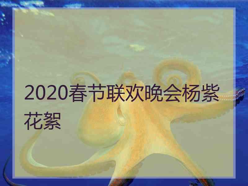 2020春节联欢晚会杨紫花絮