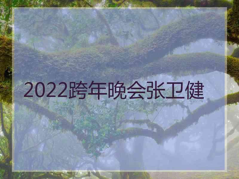 2022跨年晚会张卫健